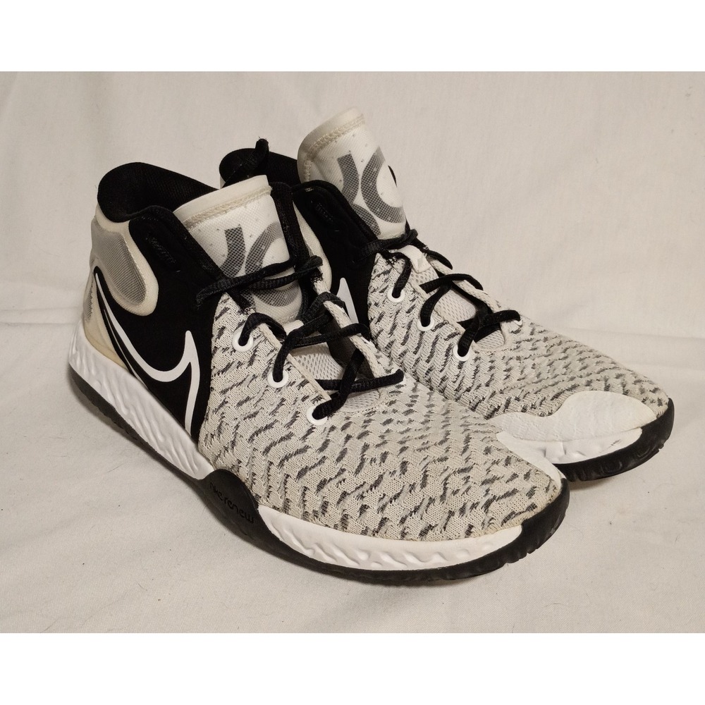 Nike KD Trey 5 VIII White Black Lace Up Men's Athletic Sneakers CK2090-101
